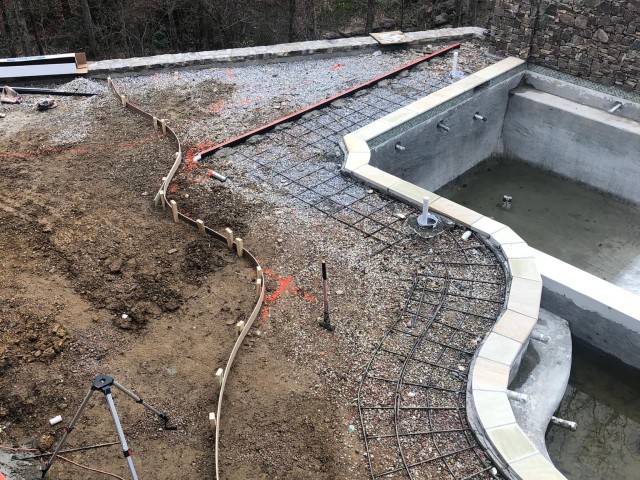 Preparation for Italian May Stamp and Flagstone in Birmingham, AL