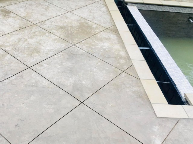 Italian Mat Stamped Concrete Pool Deck in Birmingham, AL